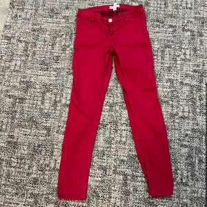 LN women’s Refuge size 8 skin tight leggings in maroon